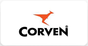 Logo de Corven con fondo blanco