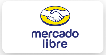 Logo de mercado libre con fondo blanco