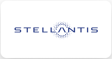 Logo de Stellantis con fondo blanco